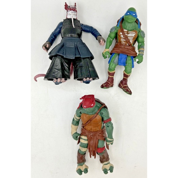 Other - TMNT: The Movie 14 Raphael, Leonardo,Splinter Playmates Action Figure No‎ Weapon